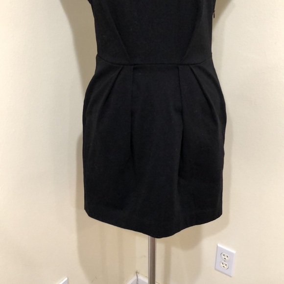 Isabel Marant Dress Size 2 Medium Black Pleated Mini - Picture 4 of 10